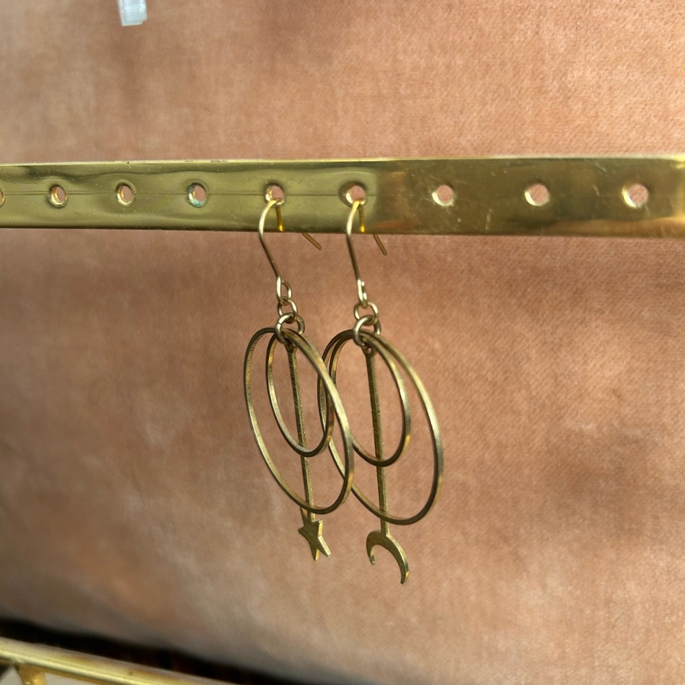 Sun and Moon Earrings